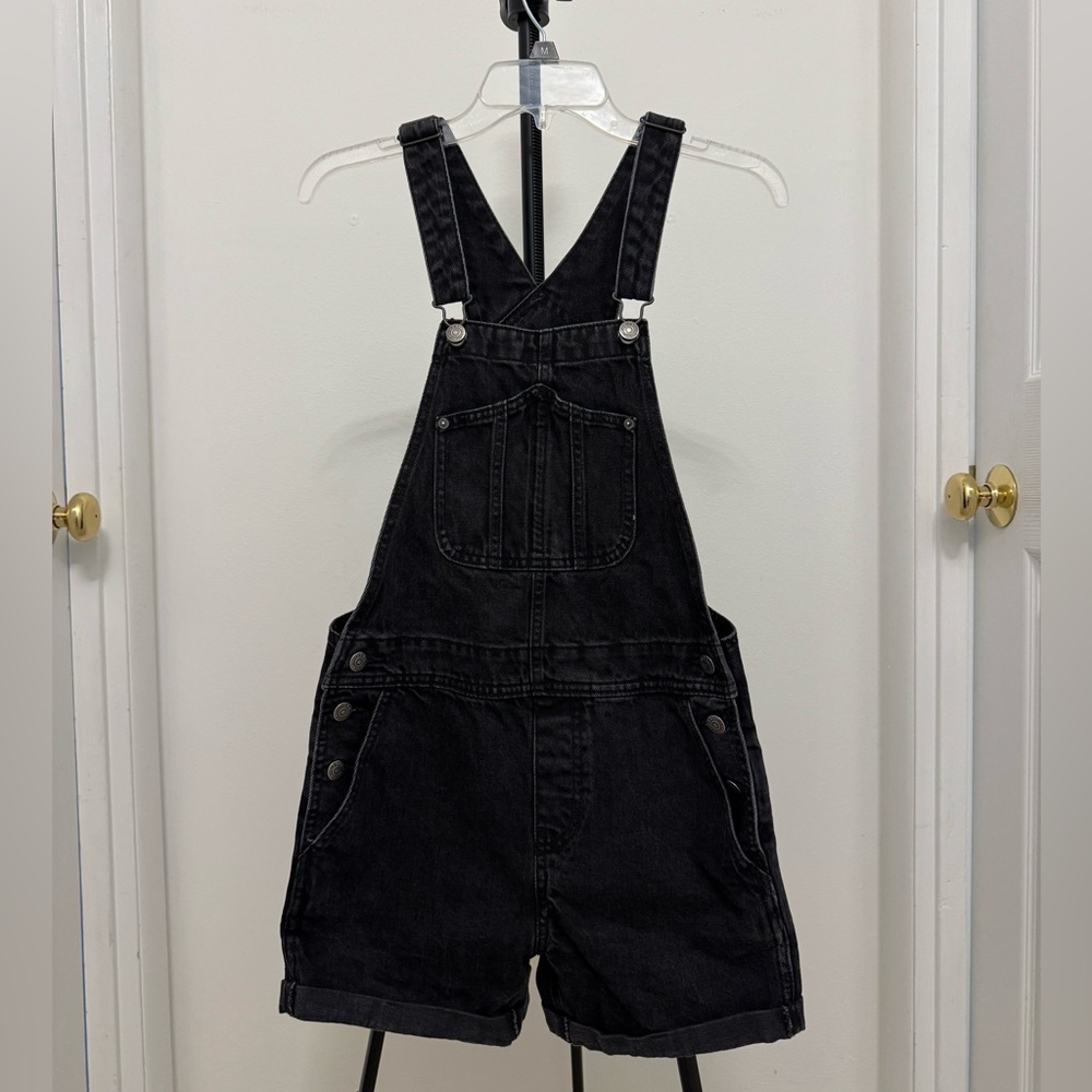 Old Navy Black Denim Jumpsuit